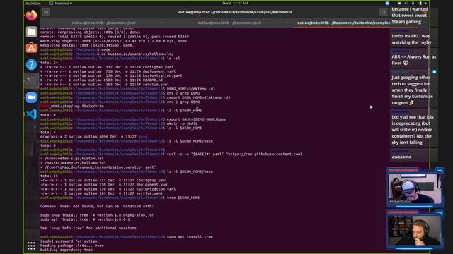Streaming: Debugging C# in Kubernetes and Skaffold vs Kustomize смотреть онлайн