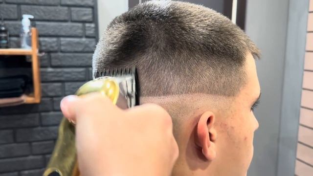 Мужская стрижка | Стрижка Цезарь | Caesar | Barber | Барбер | Фейд | Fade | Мужские стрижки 2023 | смотреть онлайн