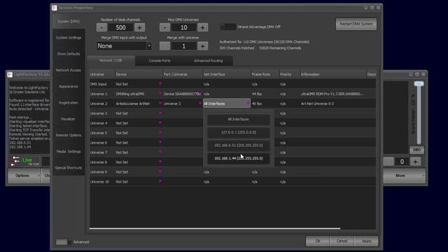 LightFactory DMX Device Setup смотреть онлайн