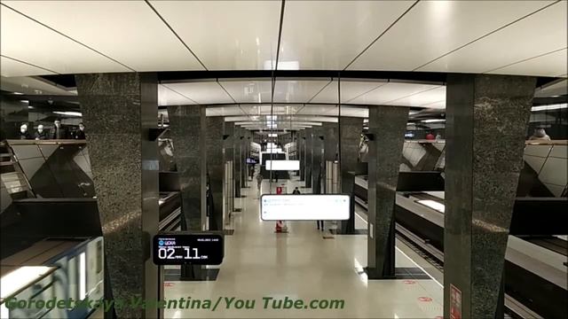 Обзор перехода со станции Динамо на станцию Петровский Парк смотреть онлайн