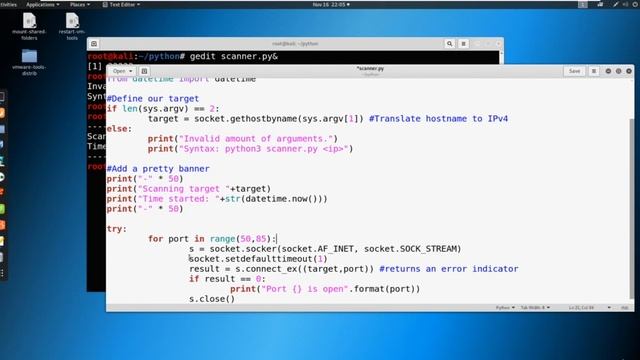16 Building a Port Scanner (Python Programming) смотреть онлайн