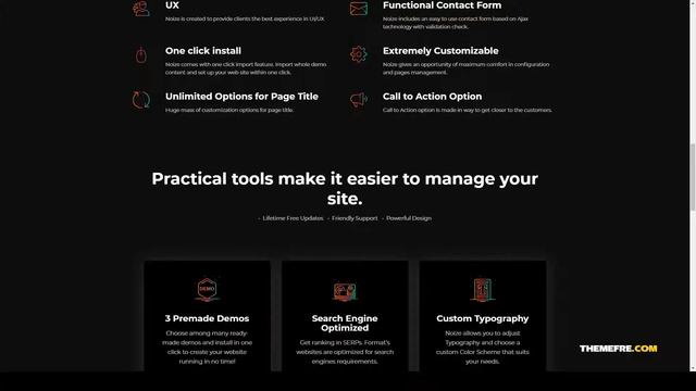 Noize - Music Industry WordPress music wordpress creative Kuramochi смотреть онлайн