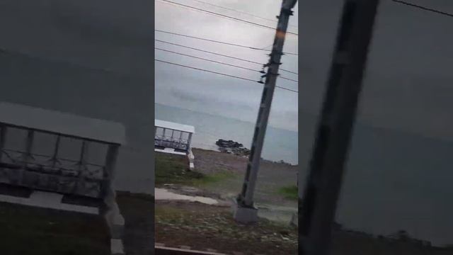 АДЛЕР-СОЧИ НА ЛАСТОЧКЕ. ВИД ИЗ ОКНА НА ЧЕРНОЕ МОРЕ #сочи2024 #сочисегодня #адлерсегодня смотреть онлайн