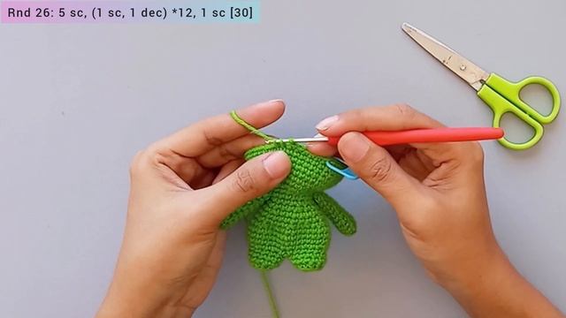 Mini grinch crochet (2/3) | Amigurumi Tutorial @Mini_Dolly смотреть онлайн