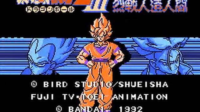 Dragon Ball Z III - Ressen Jinzou Ningen (NES) - Intro смотреть онлайн