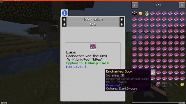 JEI Enchantment Info 1.15.2 & 1.16.1 Forge Mod Overview смотреть онлайн