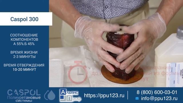 Caspol 300 - заливочный полиуретан быстрого отверждения смотреть онлайн