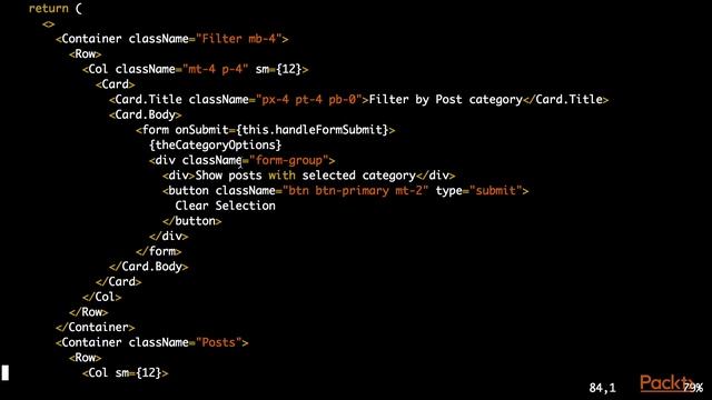 Hands-On React Applications with React Hooks : Simple Option List | packtpub.com смотреть онлайн