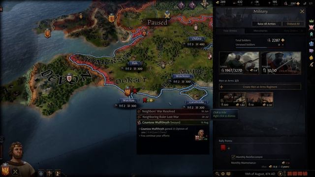 Let's play Crusader Kings III Alfred the Great Kinslayer Part 3 смотреть онлайн