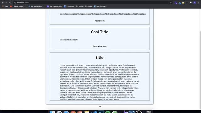 Building A Blog in ReactJS, NodeJS, MySQL - Part #3 смотреть онлайн
