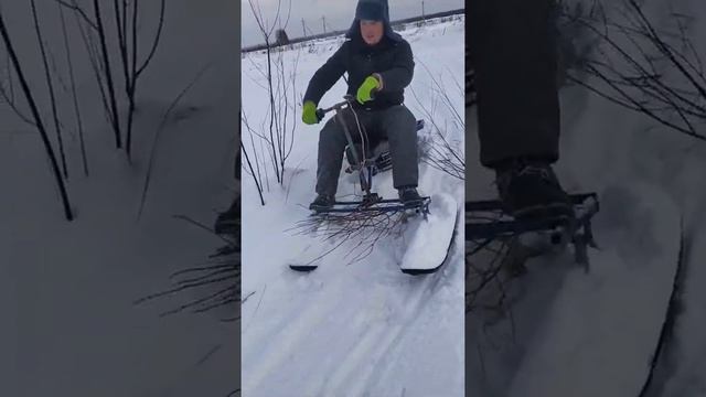 Ну очень рыхлый снег лыжи тонут смотреть онлайн