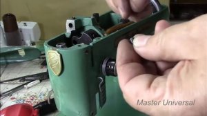 Тула 1М. На рамке игловодителя поперечный люфт. Видео № 285.