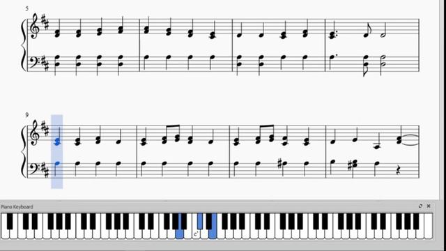 Beethoven - Ode to Joy, Piano arrangement, Free PDF смотреть онлайн