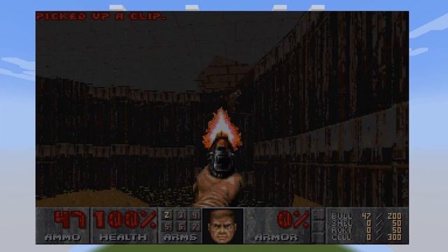 Doom in Minecraft смотреть онлайн
