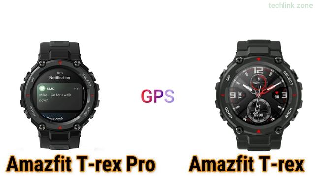 AmazFit T-Rex Pro Vs AmazFit T-Rex Comparison смотреть онлайн