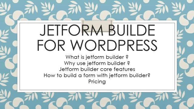 Jetform Builder For Wordpress In 2022 смотреть онлайн