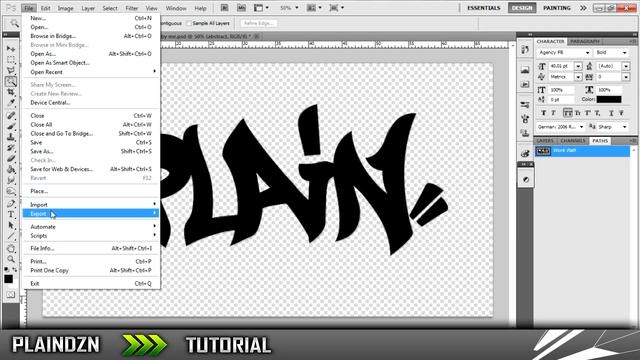 Tutorial #1 | Export text from Photoshop to Cinema 4D смотреть онлайн