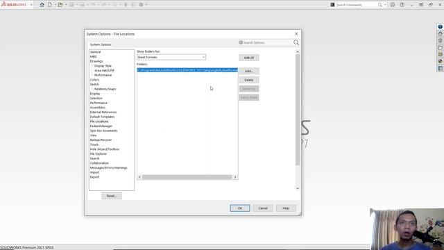 Solidworks How To Add Drawing Template