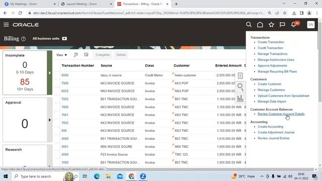 Customer Open Balance or Outstanding checking in Oracle Fusion Receivables|Interview Questions смотреть онлайн