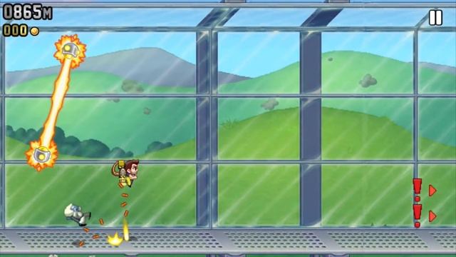 If I collect a coin, the video ends - Jetpack Joyride смотреть онлайн