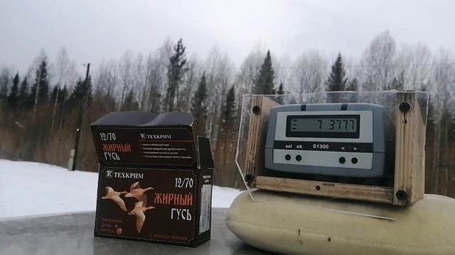 Тест отстрел патронов Техкрим Жирный Гусь 12/70. смотреть онлайн