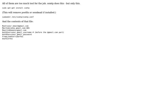 Ubuntu: How do I setup sendmail, postfix, or dovecot so that perl can send emails? (5 Solutions!!) смотреть онлайн