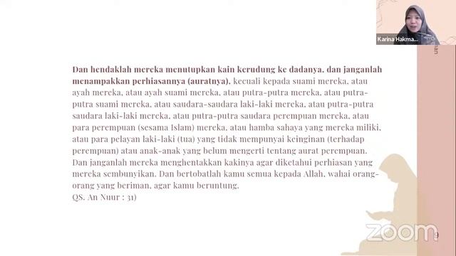 Kajian Keputrian Salahuddin KPDJP "Adab Muslimah" - Karina Hakman, B. Comm, M. Bus смотреть онлайн