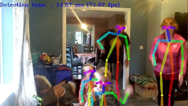 OpenVINO human pose estimation смотреть онлайн