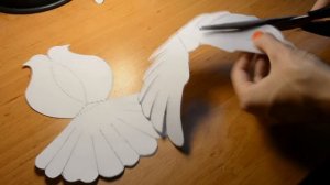 DIY Красивый голубь из бумаги. Мастер класс \ Pigeon Paper
