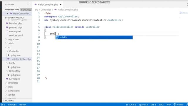 Symfony Tutorial : Hello World смотреть онлайн