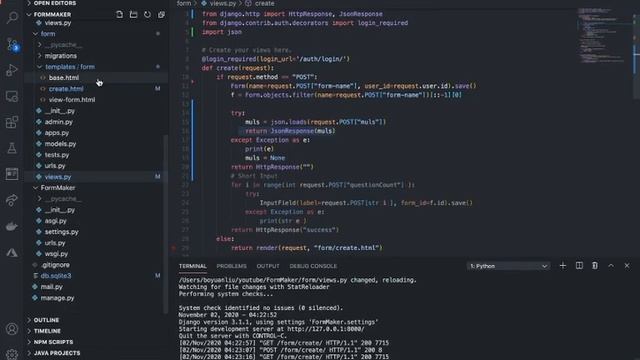 Design a Form Maker using Django: Part 9 - Multiple-Choice (back-end #1) смотреть онлайн
