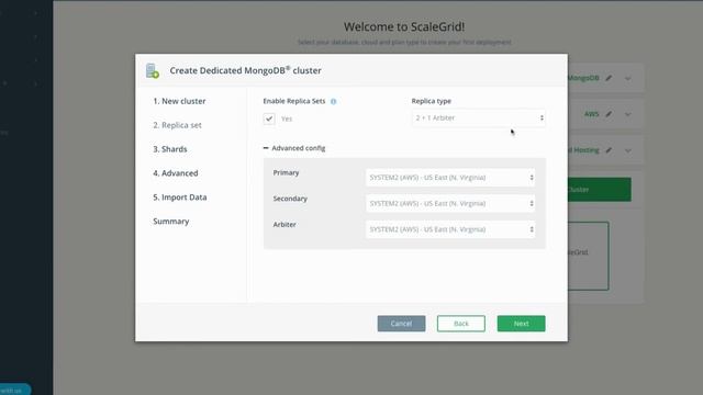 New MongoDB® Database Dedicated Deployment - ScaleGrid DBaaS смотреть онлайн