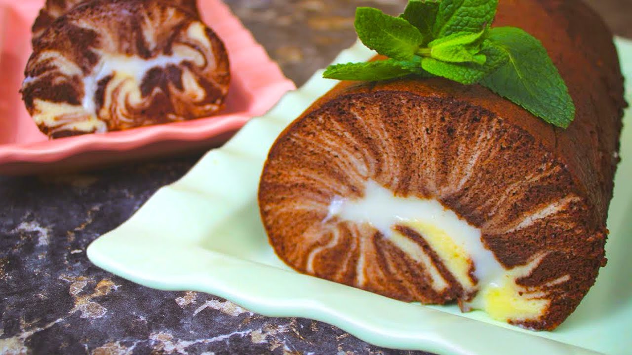 Нежнейший РУЛЕТ пальчики оближешь! Двухцветный рулет ТОРНАДО готовим дома!Простой рецепт Tornado смотреть онлайн