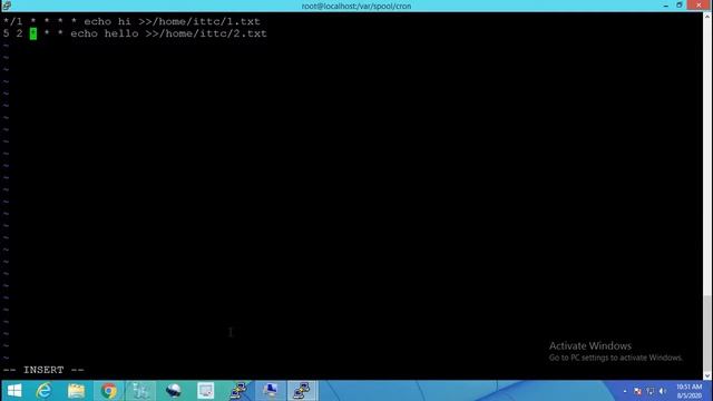 cron for task schedule in RHEL смотреть онлайн