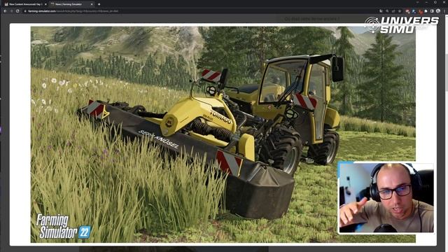NOUVEAU DLC FARMING SIMULATOR 22 : Hay & Forage, un Alpine 2.0 ? смотреть онлайн