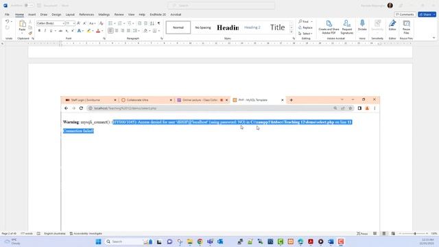 PHP and MySQL 3 – Error Handling error control operator смотреть онлайн