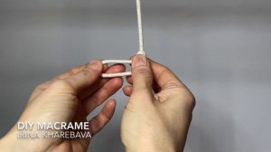 БЕСКОНЕЧНОСТИ УЗЕЛ макраме, урок для начинающих