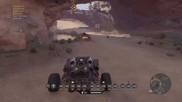 Crossout Racing with wheel builds смотреть онлайн