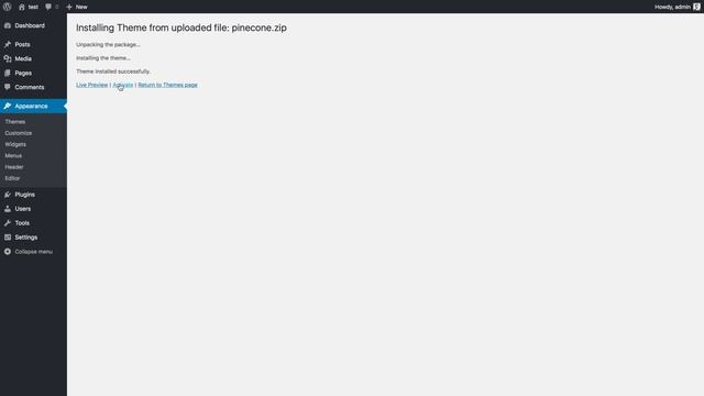 How to install WordPress theme Pinecone from Themeforest смотреть онлайн