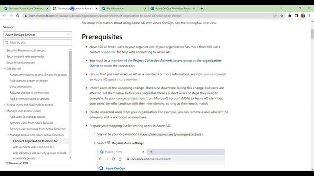Connect your Azure DevOps (ADO) organization to Azure Active Directory (AAD) смотреть онлайн