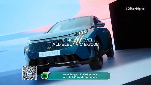 Novo Peugeot E-3008 estreia com até 700 km de autonomia смотреть онлайн