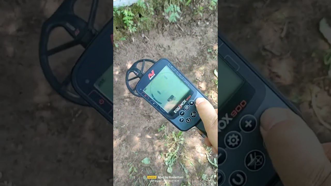 Minelab Equinox 900 Deep Test 50 &45 Cm Target