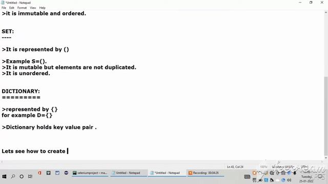 Basic difference between List, Tuple, Set, Dictionary in python and how to create it. смотреть онлайн