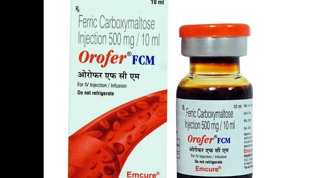 Ferric Carboxymaltose Injection 500mg / 1000mg // Orofer FCM Injection Emcure in Hindi. смотреть онлайн