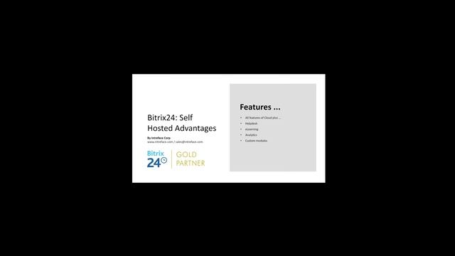 Bitrix24 Webinar: Self Hosted Advantages (2022) смотреть онлайн