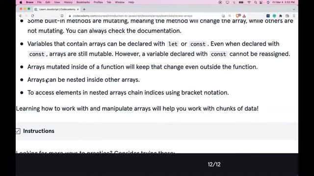 Learn JavaScript, Review Arrays, How JavaScript Arrays Work, Understanding Arrays in JavaScript 202 смотреть онлайн