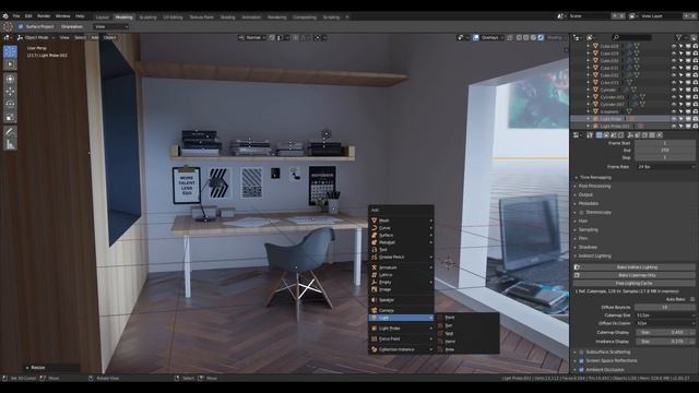 How to create realistic light inside blender 2.8 using EEVEE смотреть онлайн
