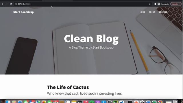Blog Website with auto templating for new blogs - Python - Flask - Jinja смотреть онлайн