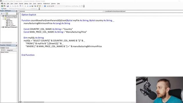 Get EXCEL data using SQL in VBA! смотреть онлайн