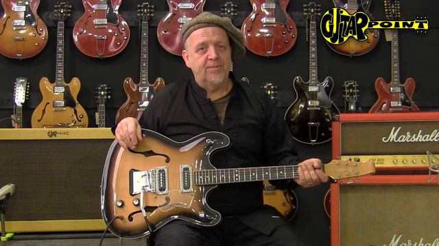 1966 Baldwin Vibraslim - Sunburst / GuitarPoint Maintal / Vintage Guitars смотреть онлайн